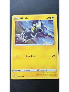 Blitzle Pokemon Card Basic HP 60 53/185